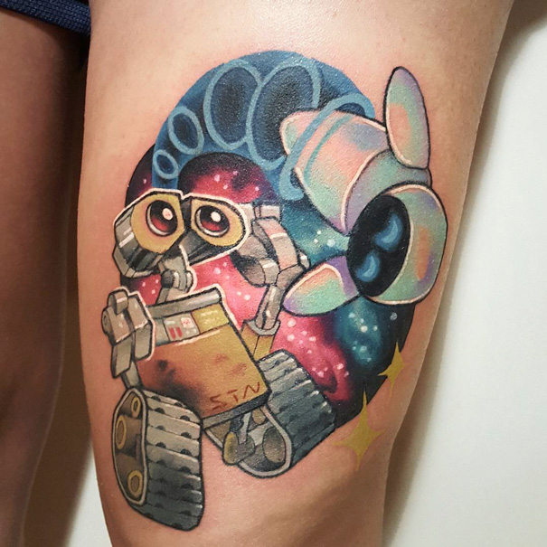 É fã dos desenhos animados da Pixar? Essas pessoas gostam tanto que eternizaram em tatuagens lindas!