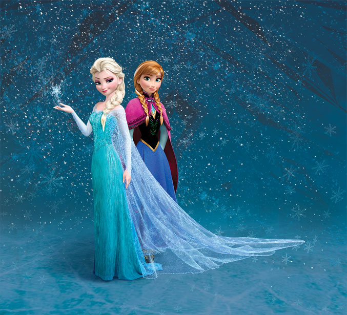 Elsa e Anna são princesas de Arandelle e é a relação das irmãs o tema central do filme lançado em 2013.