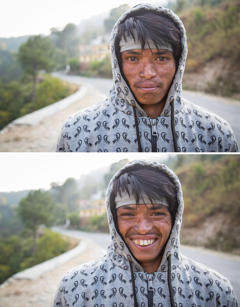 O fotógrafo Jay Weinstein viaja a Índia registrando como a feição e até a postura das pessoas mudam quando elas estão sorrindo. Vamos praticar mais isso também!