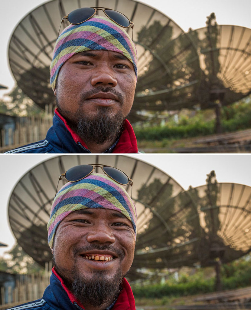 O fotógrafo Jay Weinstein viaja a Índia registrando como a feição e até a postura das pessoas mudam quando elas estão sorrindo. Vamos praticar mais isso também!