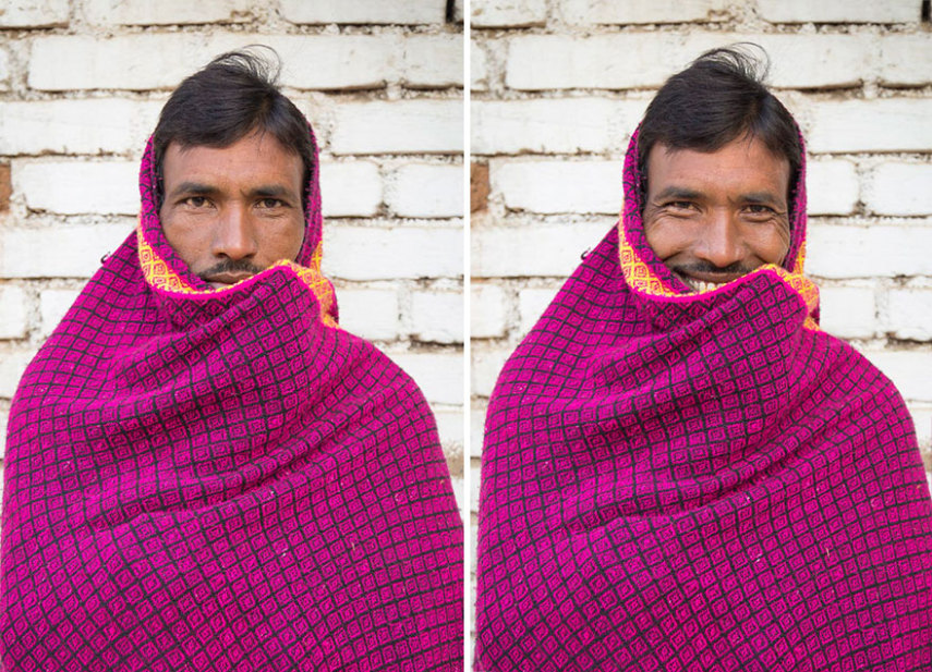 O fotógrafo Jay Weinstein viaja a Índia registrando como a feição e até a postura das pessoas mudam quando elas estão sorrindo. Vamos praticar mais isso também!