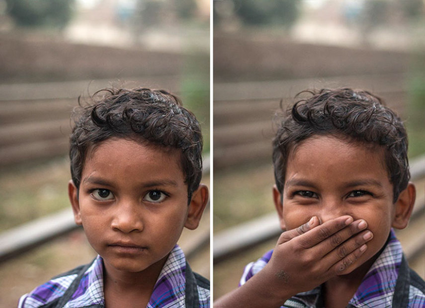 O fotógrafo Jay Weinstein viaja a Índia registrando como a feição e até a postura das pessoas mudam quando elas estão sorrindo. Vamos praticar mais isso também!