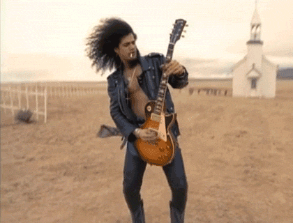 É um dos cabeludos mais icônicos da história do rock