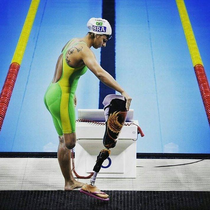 Musa paralímpica Camille Rodrigues