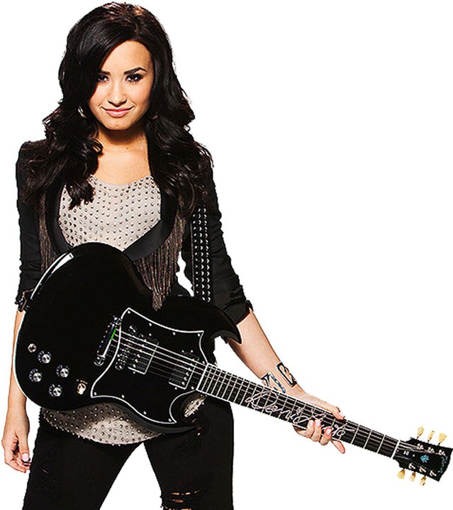 1. Demi começou a tocar guitarra e piano aos 11 anos.