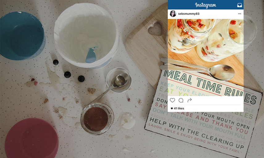 O designer Wren Kitchens se uniu a cinco blogueiros para fazer o projeto A Kitchen Lived In: Perception vs Reality, que quer mostrar a realidade de como as fotos perfeitas que vemos no Instagram de alguns influenciadores são feitas