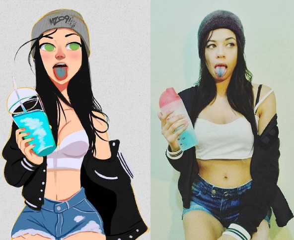 O ilustrador brasileiro Julio César é de Fortaleza e tem mais de 220 mil seguidores no Instagram