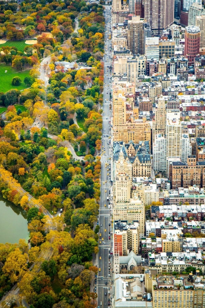 Dois mundos divididos em Nova York, nos Estados Unidos