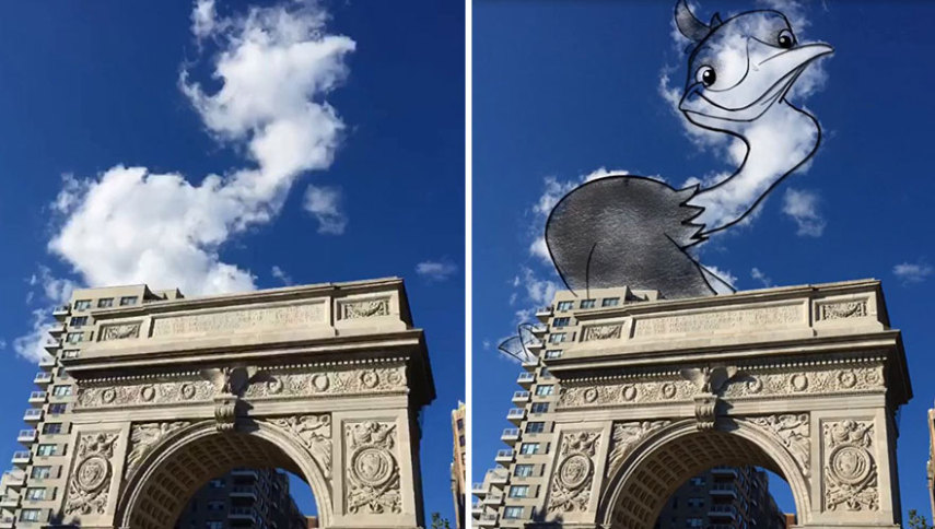 Para Rob Sayegh, o céu é um grande caderno em branco. As nuvens, por sua vez, são matéria-prima para a criação de desenhos inusitados e divertidos como esses da galeria. Olha que demais!