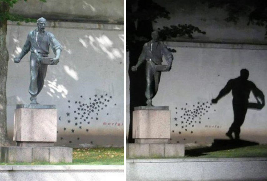 Escultura 'Shadow Street Art'