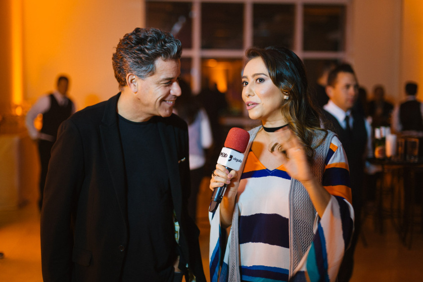 Luiz Calainho em entrevista a Kitty Vilas Boas durante a exibição do 'Virgula.Mix'