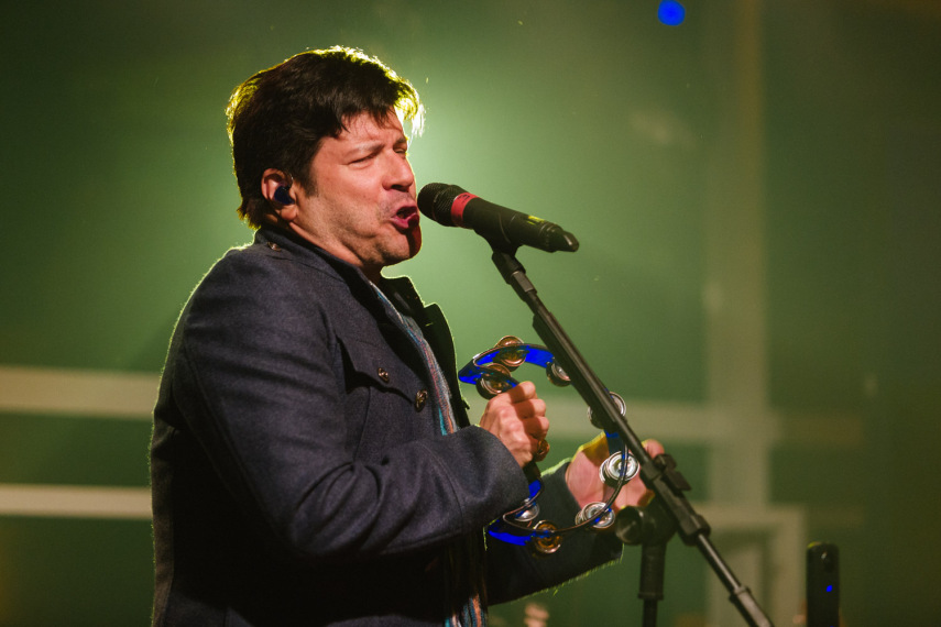 Paulo Ricardo se apresenta na festa de lançamento do Virgula.Mix
