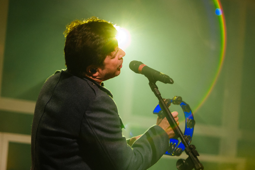 Paulo Ricardo se apresenta na festa de lançamento do Virgula.Mix