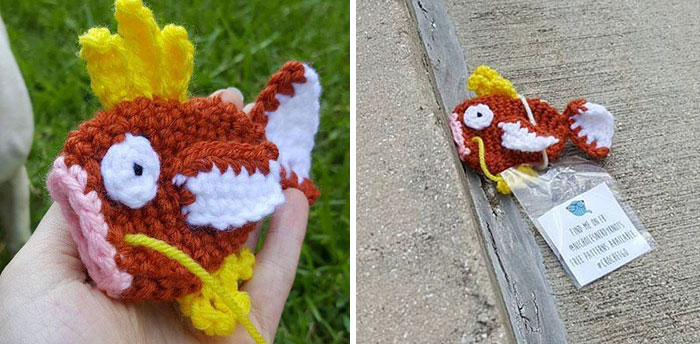 Os pokémons de crochê são parte de um projeto que Knotty Nicole chama de #CrochetGo e inclui as mais variadas criaturas