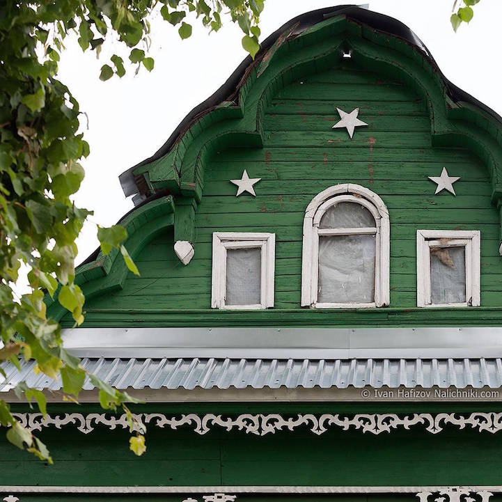 Janelas decoradas da Rússia