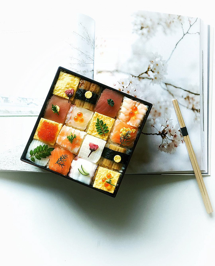 O 'Sushi mosaico' é a última tendência que apareceu no Japão 