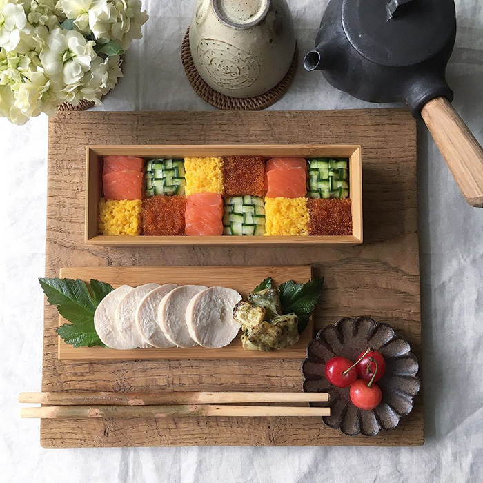 O 'Sushi mosaico' é a última tendência que apareceu no Japão 
