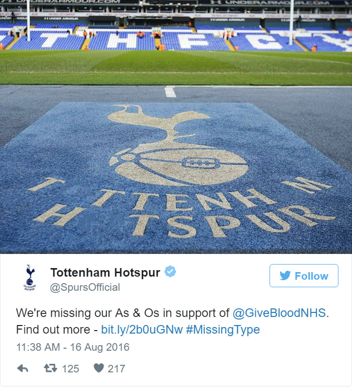 O time Tottenham Hotspur entrou na campanha