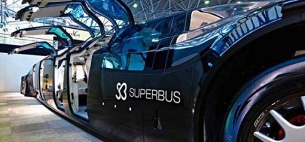 É claro que nem o transporte público de Dubai seria mais ou menos. Ainda é um protótipo, mas conheça o Superbus, que leva 23 passageiros em velocidade que pode superar 250 km/h