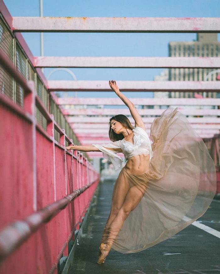 Fotógrafo Omar Roble faz série linda registrando bailarinos dançando em Manhattan