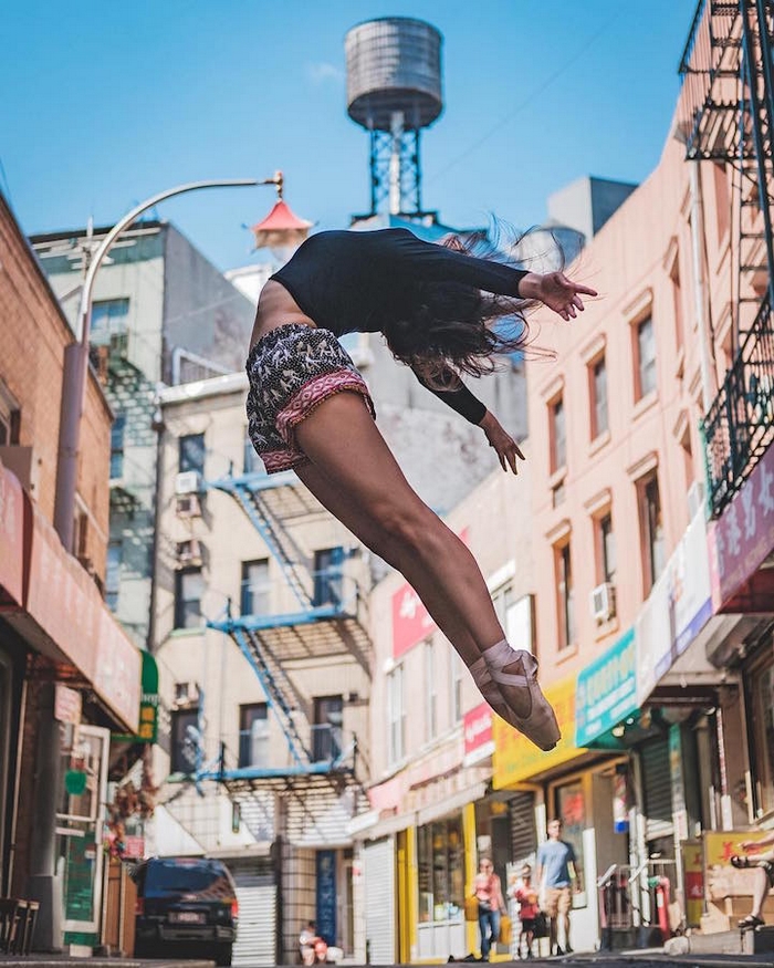Fotógrafo Omar Roble faz série linda registrando bailarinos dançando em Manhattan