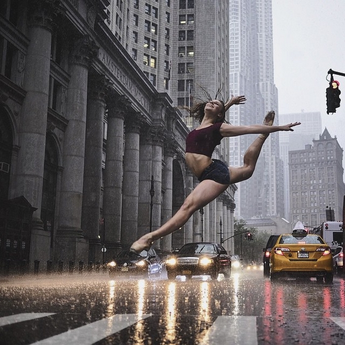 Fotógrafo Omar Roble faz série linda registrando bailarinos dançando em Manhattan