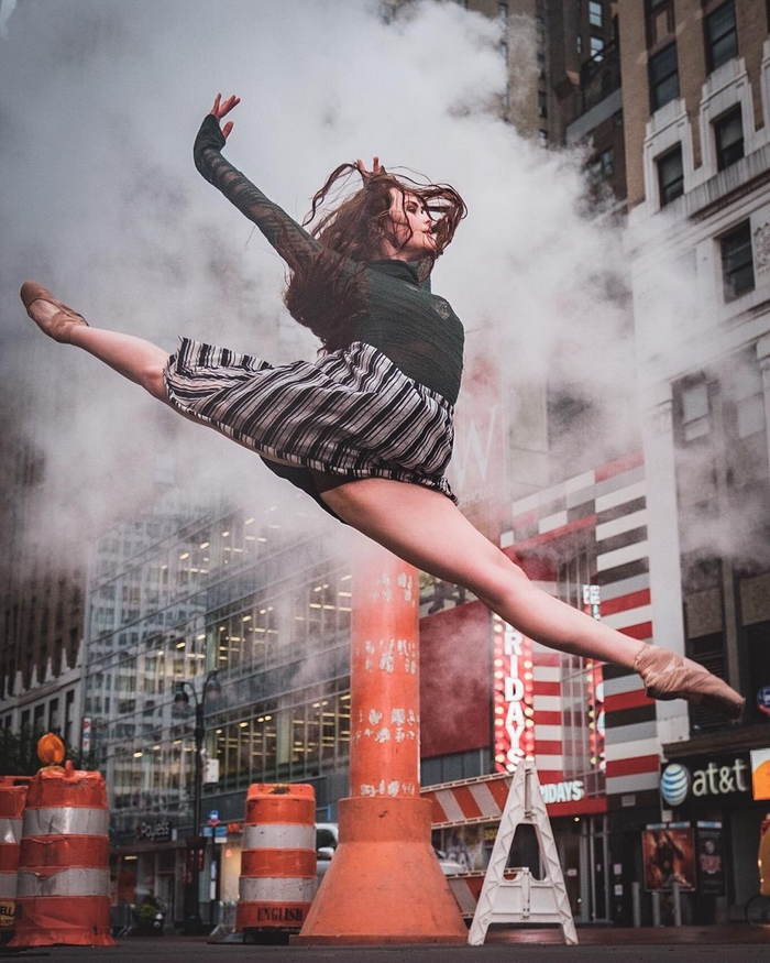 Fotógrafo Omar Roble faz série linda registrando bailarinos dançando em Manhattan