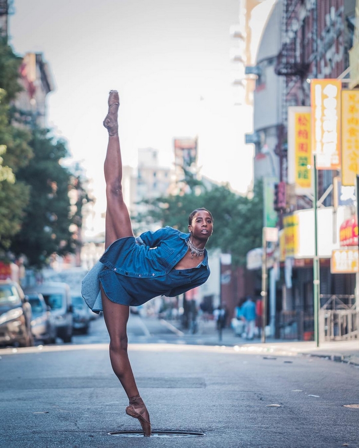 Fotógrafo Omar Roble faz série linda registrando bailarinos dançando em Manhattan