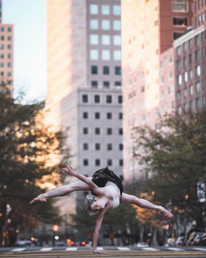Fotógrafo Omar Roble faz série linda registrando bailarinos dançando em Manhattan