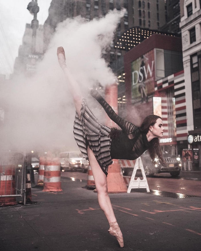 Fotógrafo Omar Roble faz série linda registrando bailarinos dançando em Manhattan