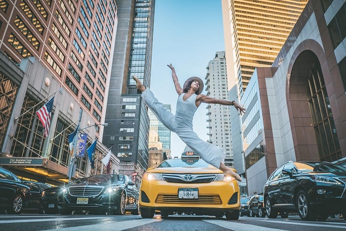 Fotógrafo Omar Roble faz série linda registrando bailarinos dançando em Manhattan