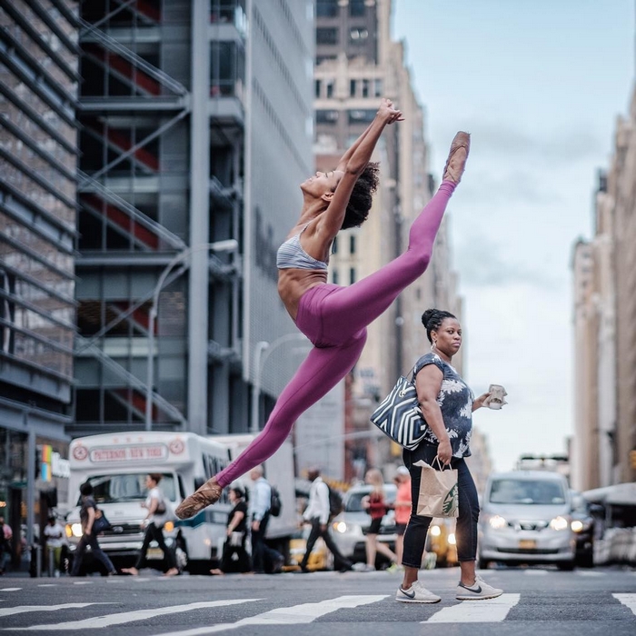 Fotógrafo Omar Roble faz série linda registrando bailarinos dançando em Manhattan
