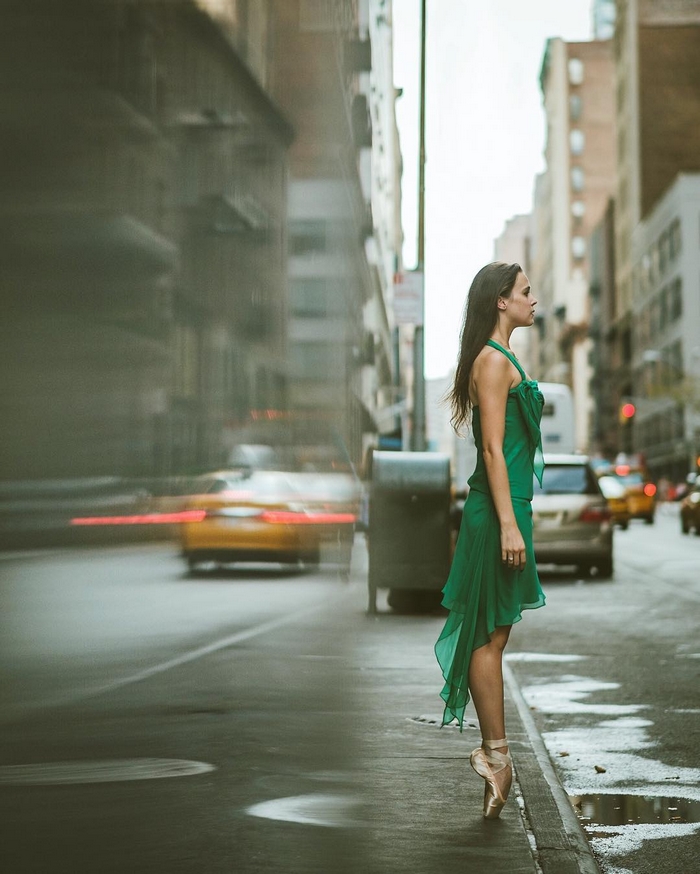 Fotógrafo Omar Roble faz série linda registrando bailarinos dançando em Manhattan