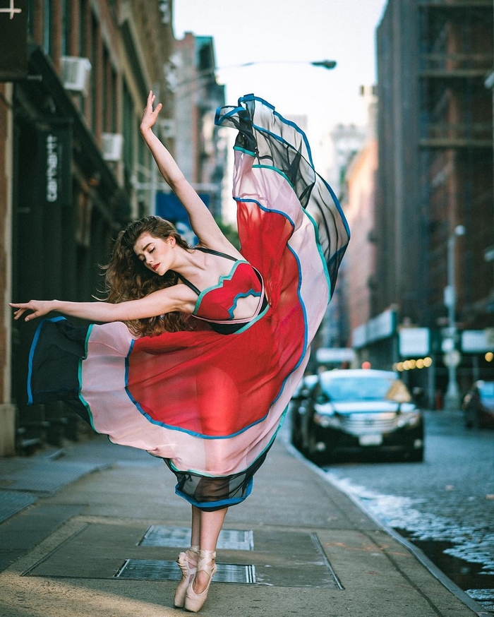 Fotógrafo Omar Roble faz série linda registrando bailarinos dançando em Manhattan