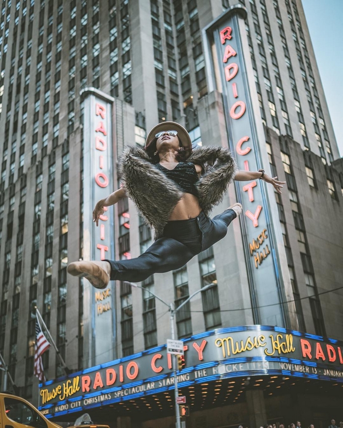 Fotógrafo Omar Roble faz série linda registrando bailarinos dançando em Manhattan