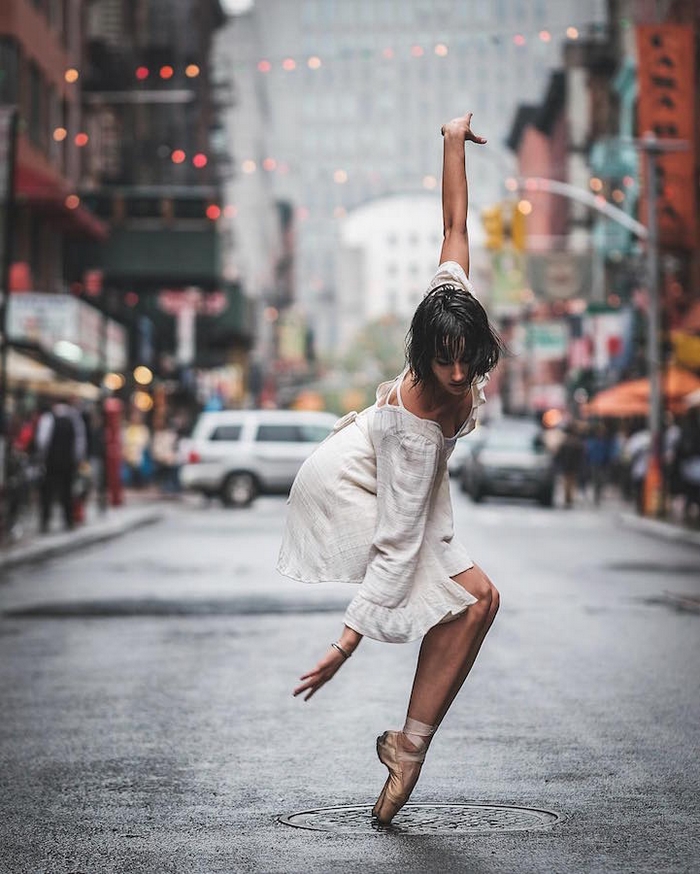 Fotógrafo Omar Roble faz série linda registrando bailarinos dançando em Manhattan
