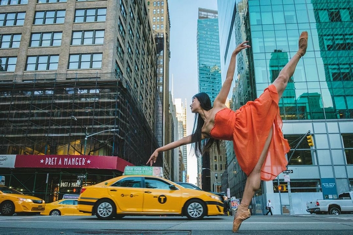 Fotógrafo Omar Roble faz série linda registrando bailarinos dançando em Manhattan