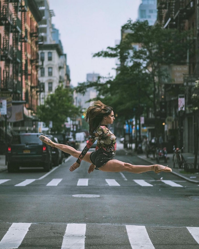Fotógrafo Omar Roble faz série linda registrando bailarinos dançando em Manhattan