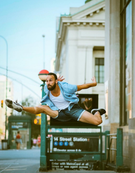 Fotógrafo Omar Roble faz série linda registrando bailarinos dançando em Manhattan
