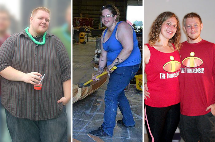 Antes e depois de casais que emagreceram juntos