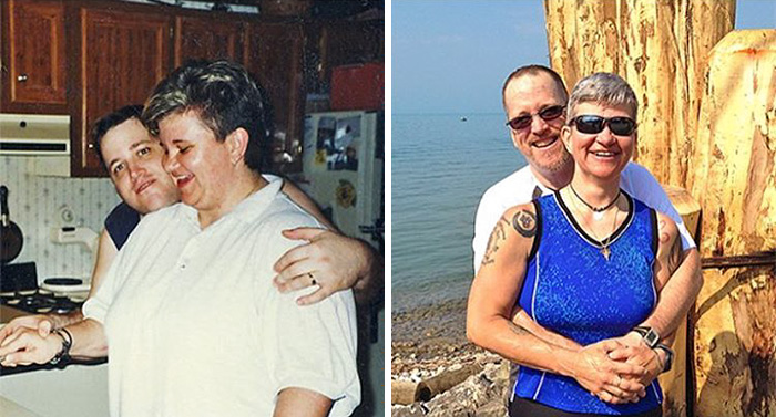 Antes e depois de casais que emagreceram juntos