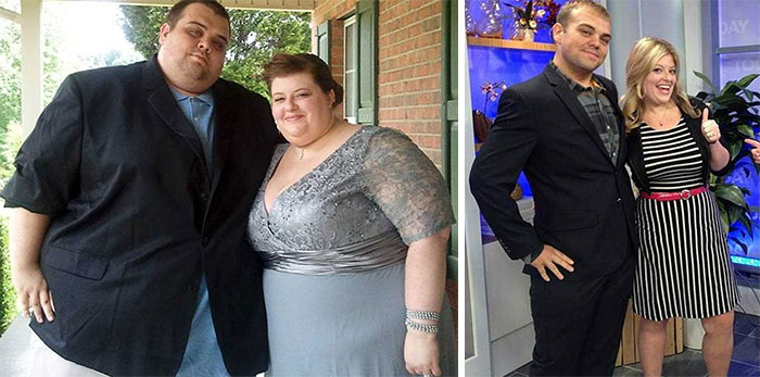 Antes e depois de casais que emagreceram juntos