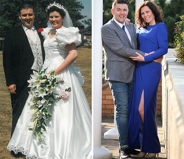 Antes e depois de casais que emagreceram juntos
