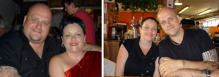 Antes e depois de casais que emagreceram juntos
