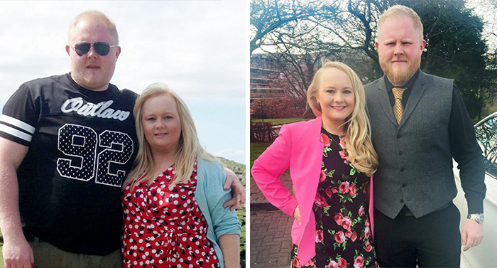 Antes e depois de casais que emagreceram juntos