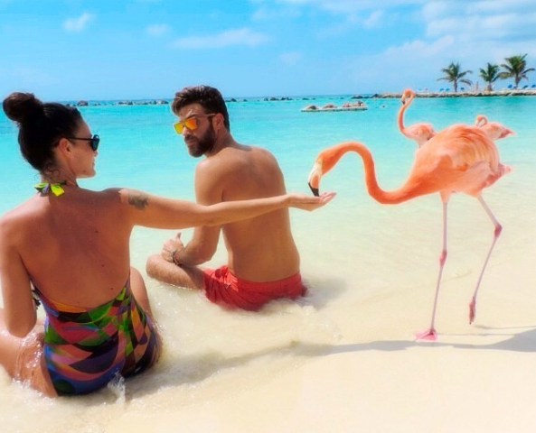 A ilha de Renaissance, que abriga o hotel de mesmo nome, fica em Aruba, no Caribe, e é lar de dezenas de flamingos cor de rosa. Além da água transparente, os turistas podem aproveitar ainda o convívio com os animais! Para entrar na ilha é preciso ser hóspede do resort ou pagar uma diária para ver toda esta beleza da natureza!