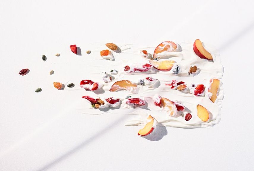 A corredora dos 400m Christine Ohuruogu, que reforça a delegação da Inglaterra, se alimenta pela manhã de iogurte com frutas e castanhas.