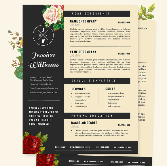Todos esses layouts são simples e foram criados no Word