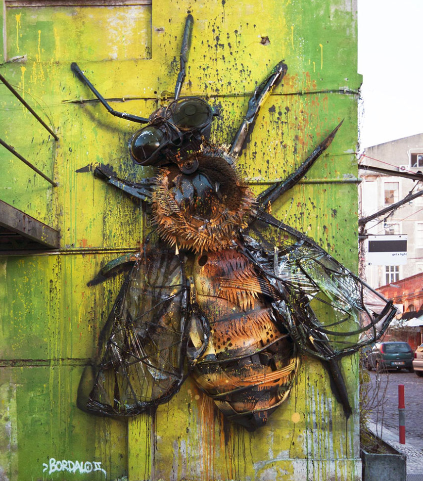 Para quem quiser acompanhar o trabalho de Bordalo II, é só segui-lo no Instagram na conta @b0rdalo_ii