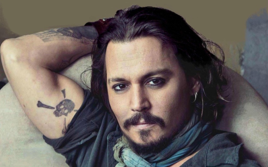 Johnny Depp aos 54 anos